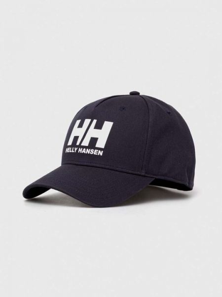 Хлопковая кепка Helly Hansen синяя