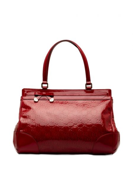Nákupná taška Gucci Pre-owned červená