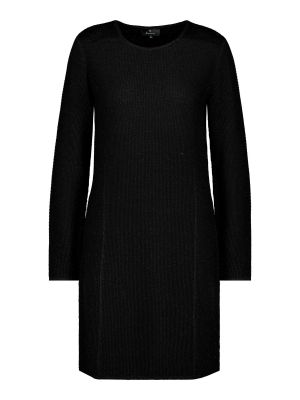 Плетена плетена рокля Monari черно