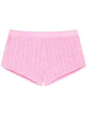 Pantaloni scurți din jacard Givenchy roz