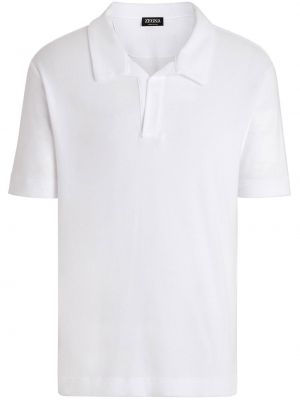 Polo marškinėliai Zegna balta
