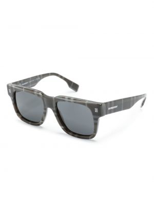 Kostkované sluneční brýle Burberry Eyewear šedé