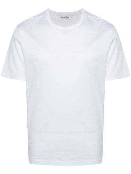 Rund hals t-shirt Calvin Klein hvid