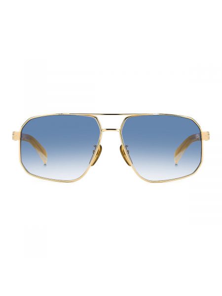 Okulary przeciwsłoneczne David Beckham złote