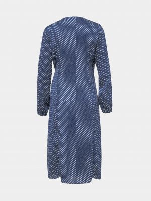 Puntíkaté šaty Vila modré