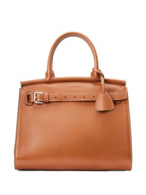 Leder shopper handtasche Ralph Lauren Collection