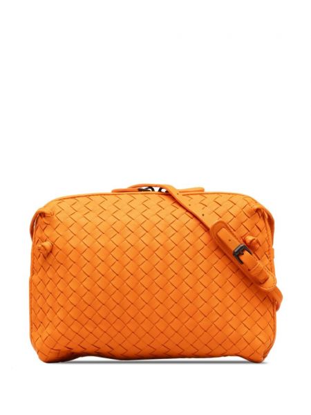Crossbody torbica Bottega Veneta Pre-owned oranžna
