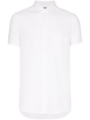 Camisa con botones manga corta Frescobol Carioca blanco
