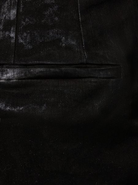 Βαμβακερό παντελόνι Rick Owens μαύρο