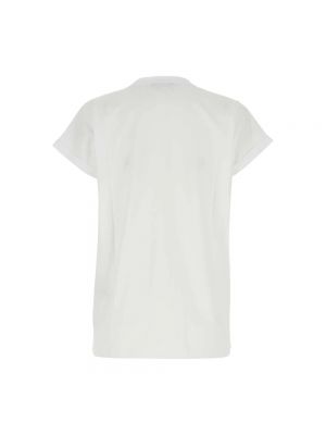 Koszulka bawełniana Balmain biała