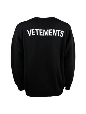 Sweatshirt Vetements schwarz