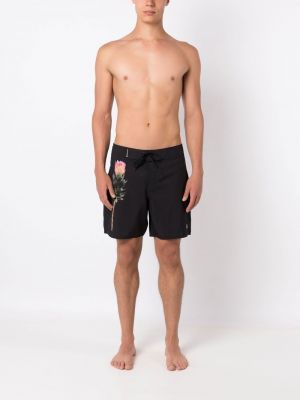 Geblümte shorts mit print Osklen schwarz