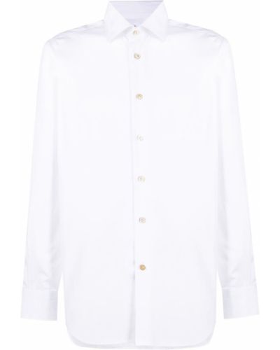 Camisa manga larga Kiton blanco