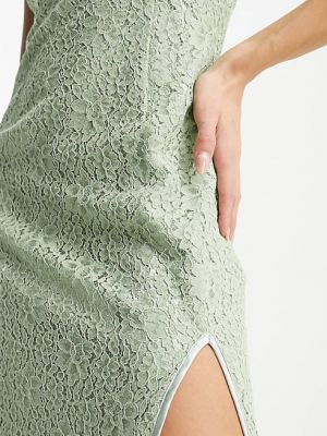 Кружевное платье с разрезом Extro & Vert