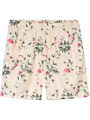 Kratke hlače s cvetličnim vzorcem s potiskom John Elliott bela