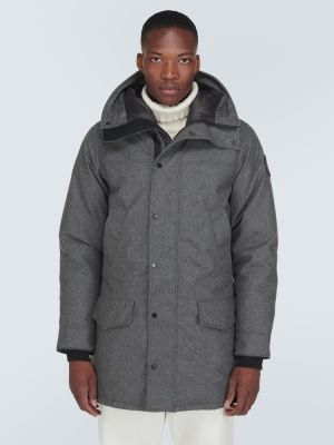 Yün parka Canada Goose gri