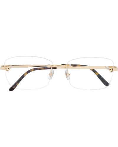 Silmälasit Cartier Eyewear kulta