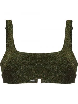 Plissert crop top Form And Fold grønn