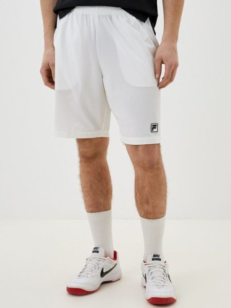 Белые спортивные шорты Fila