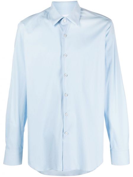 Hemd mit geknöpfter Prada blau