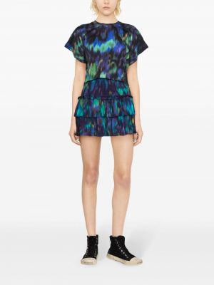 Mini sukně s potiskem s abstraktním vzorem Marant Etoile