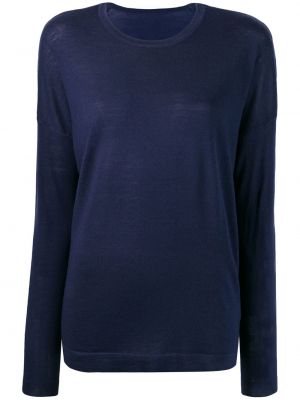 Облегающий свитер с длинными рукавами Sottomettimi, синий