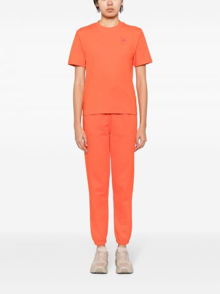 T-shirt de sport à imprimé Adidas By Stella Mccartney orange