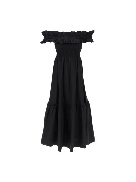 Sukienka midi Ganni czarna