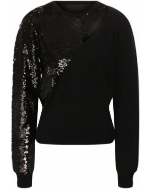 Пуловер с пайетками Rta, черный