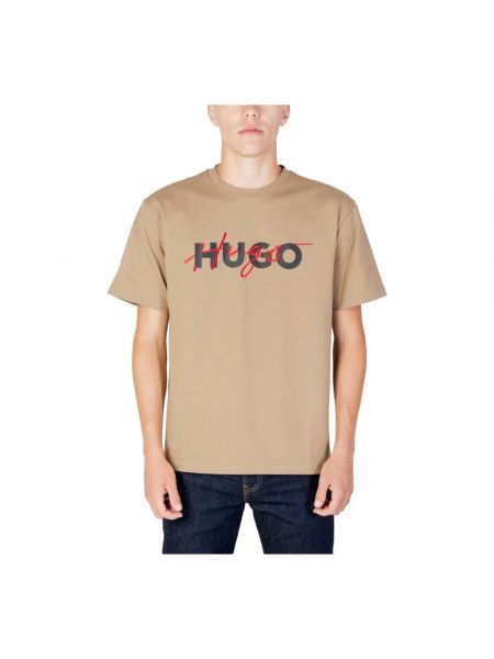 T-shirt Hugo Boss braun