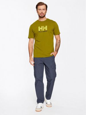 Marškinėliai Helly Hansen žalia