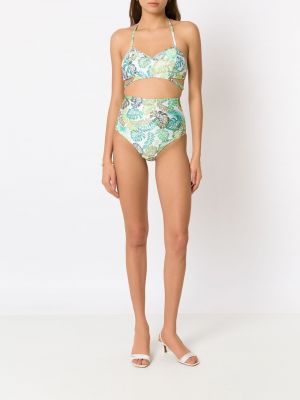High waist bikini mit print Amir Slama