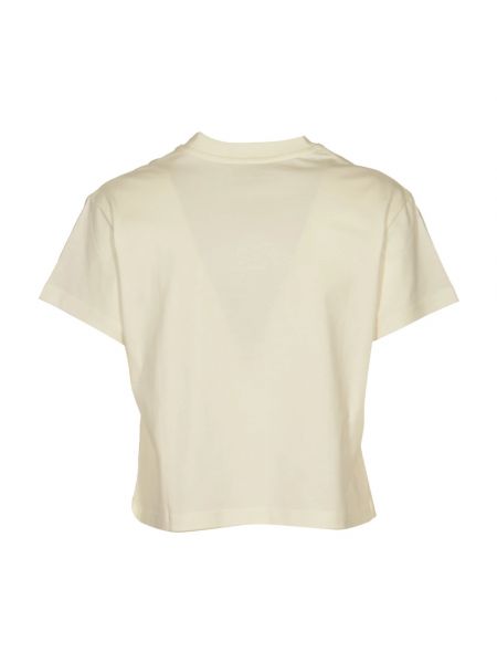 Camiseta con escote v Courrèges beige