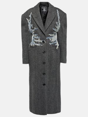 Vlněný kabát s oděrkami Y/project
