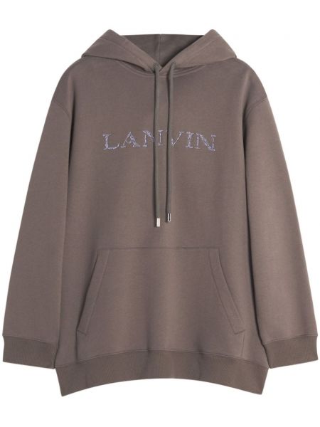 Hættetrøje Lanvin brun