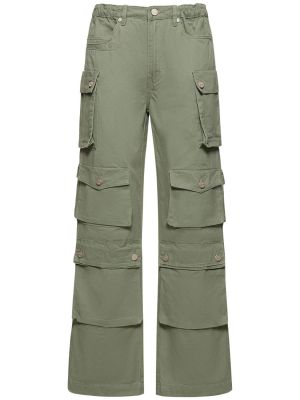 Spodnie cargo Homme + Femme La zielone