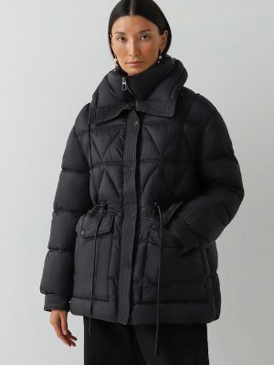Утепленная демисезонная куртка Lilly Bennet черная
