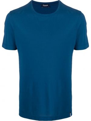 Camiseta de cuello redondo Drumohr azul