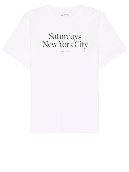Camiseta Saturdays Nyc blanco