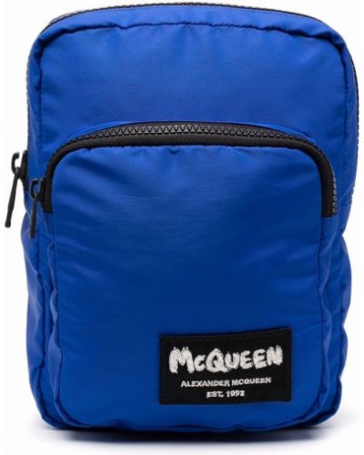 Bolsa de hombro Alexander Mcqueen azul