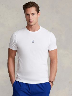 Camiseta slim fit de punto Polo Denim Ralph Lauren blanco