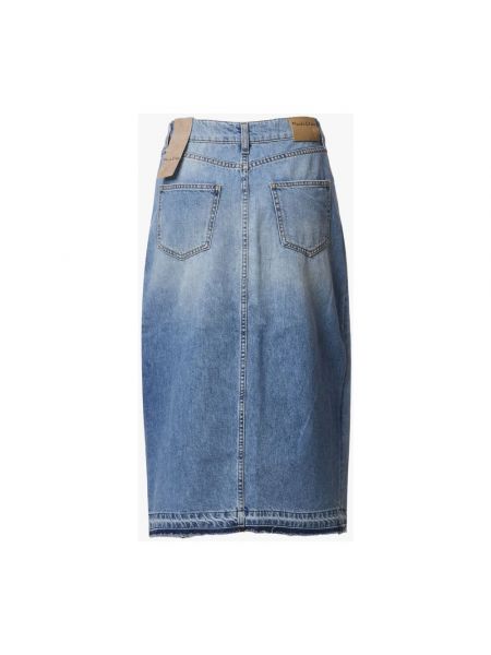 Spódnica jeansowa elegancka Manila Grace niebieska