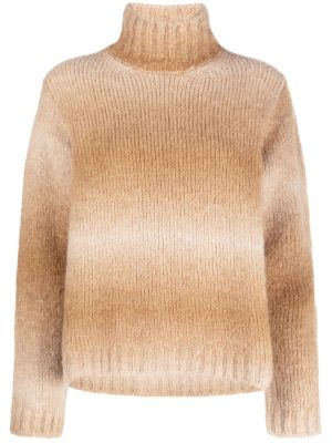 Пуловер от алпака вълна Woolrich кафяво