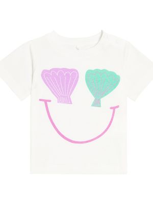 Jersey trykt bomull t-skjorte for jenter Stella Mccartney Kids