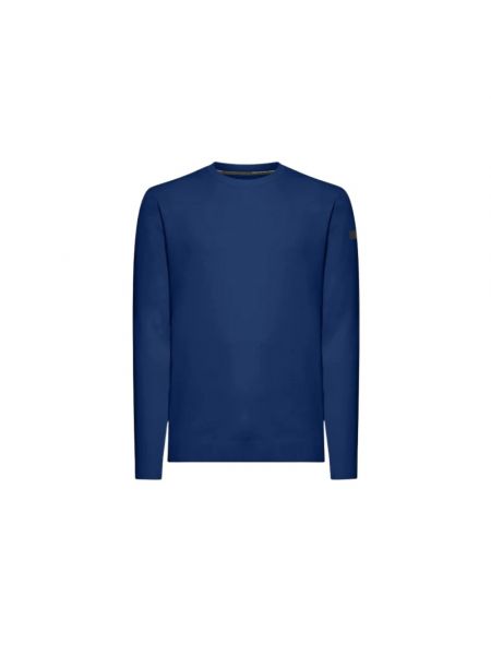 Sweter z okrągłym dekoltem Rrd niebieski