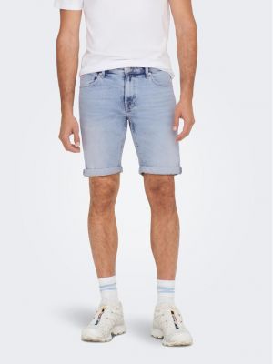 Shorts en jean Only & Sons bleu