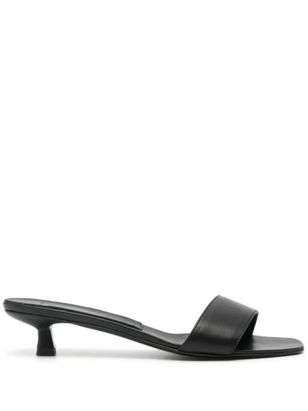 Kožené sandále Loulou Studio čierna