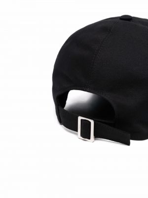 Siuvinėtas kepurė su snapeliu Ferragamo juoda