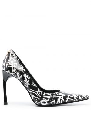 Pantofi cu toc cu imagine Versace Jeans Couture