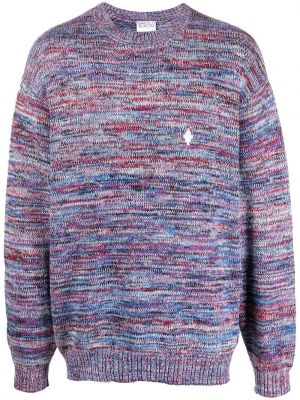 Пуловер с кръгло деколте Marcelo Burlon County Of Milan виолетово